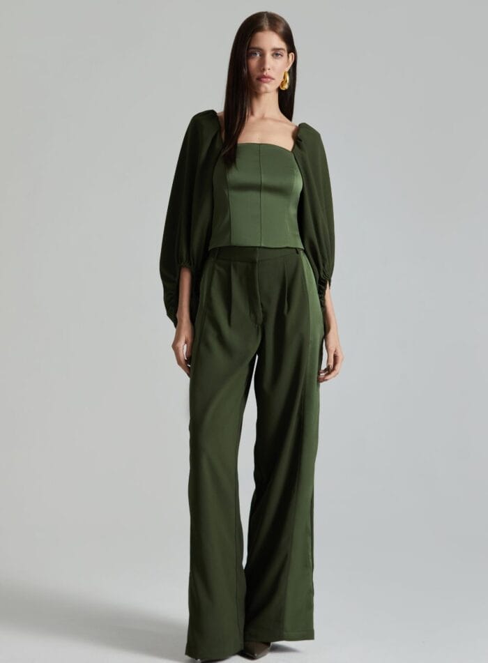 BLUSA BEATRIZ ARM.3 VERDE MOSS - Imagem 2