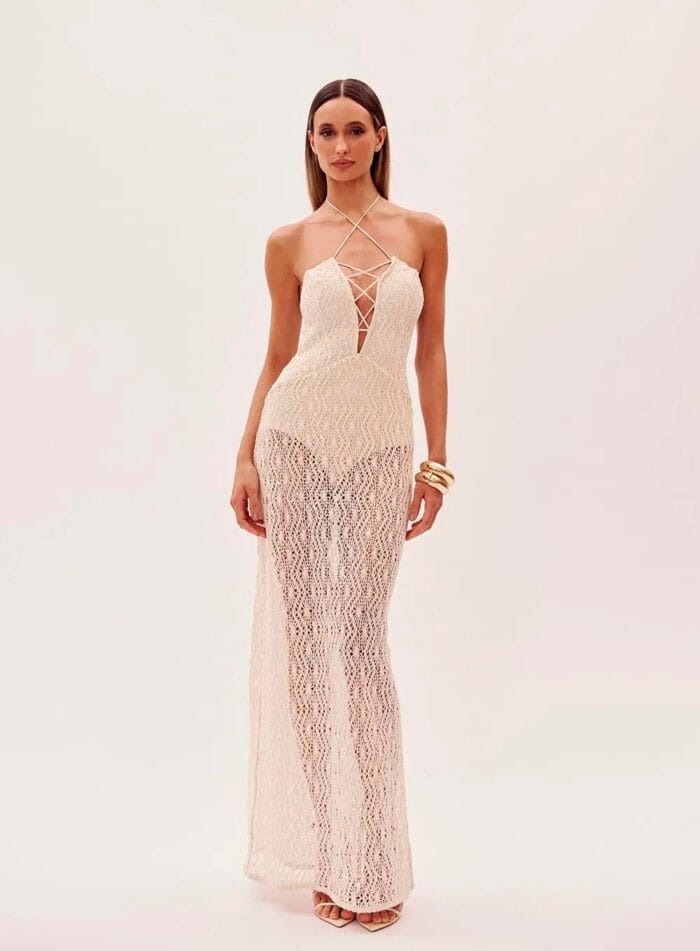 VESTIDO JODYE OFF/BEGE - Imagem 1