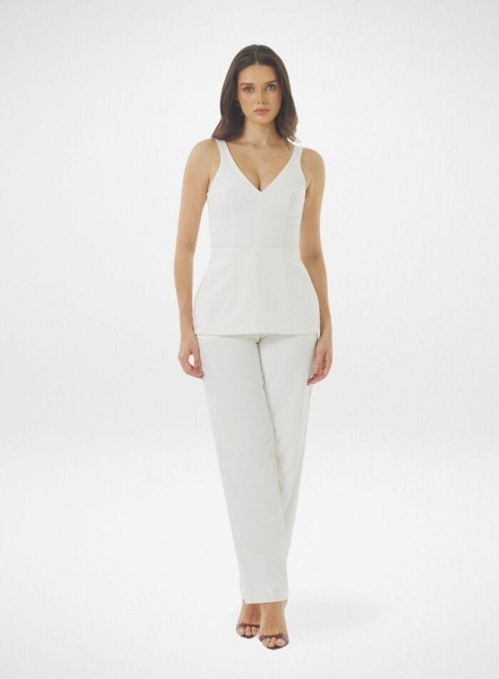 BLUSA ANTONELA ARMORIAL OFF WHITE - Imagem 1