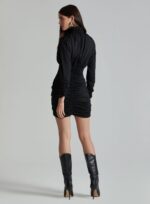 VESTIDO GEOVANA ARM.3 PRETO - Imagem 3