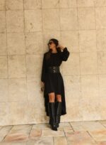 VESTIDO ANGEL ARM.3 PRETO