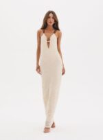 VESTIDO TALITA BEGE ITALIAN
