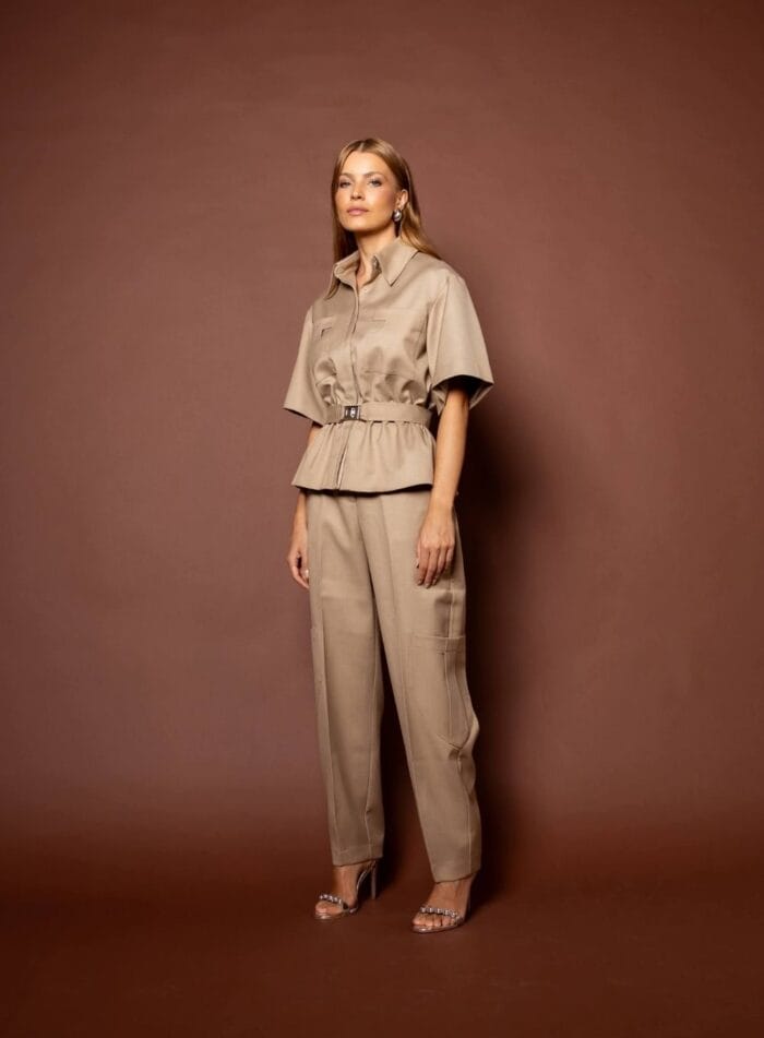 CAMISA MARGOT CAPUCCINO - Imagem 4