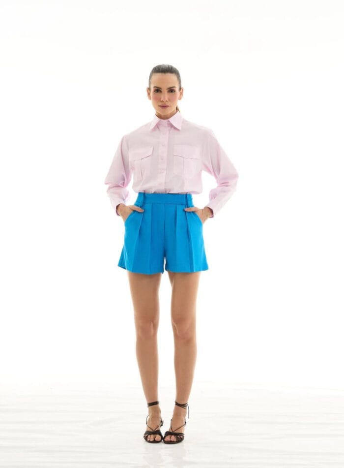CAMISA CARLA ROSA LEVE - Imagem 2