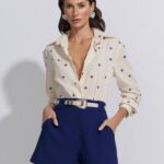 SHORT ALFAIATARIA COLORS MARINHO