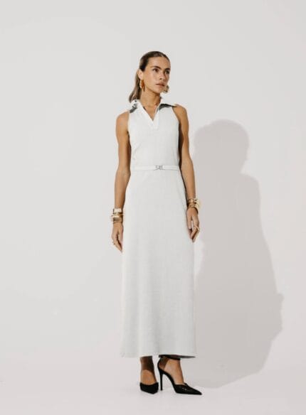 VESTIDO GOLA MAVIE OFF WHITE