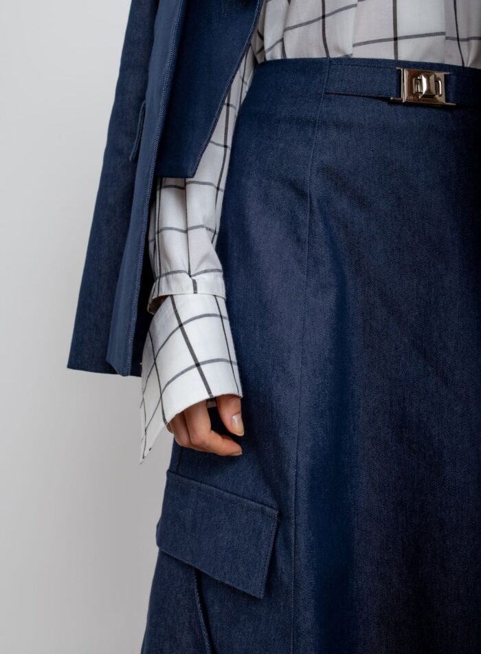 SAIA MIDI CECILIE DENIN - Imagem 5