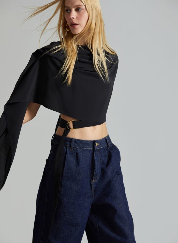 BLUSA ISABEL ARM.3 PRETO - Imagem 2