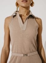 VESTIDO GOLA MAVIE NATURAL - Imagem 2