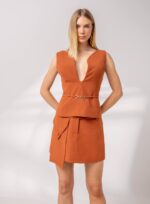 BLUSA CORSELET LUCIE CANELA - Imagem 3