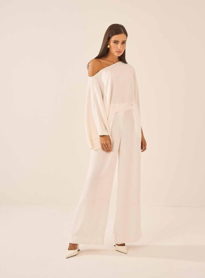CALÇA ALFAIATARIA OFF WHITE - Imagem 1