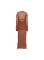 CONJUNTO BLUSA/SAIA CLARA MARROM DROME - Imagem 5