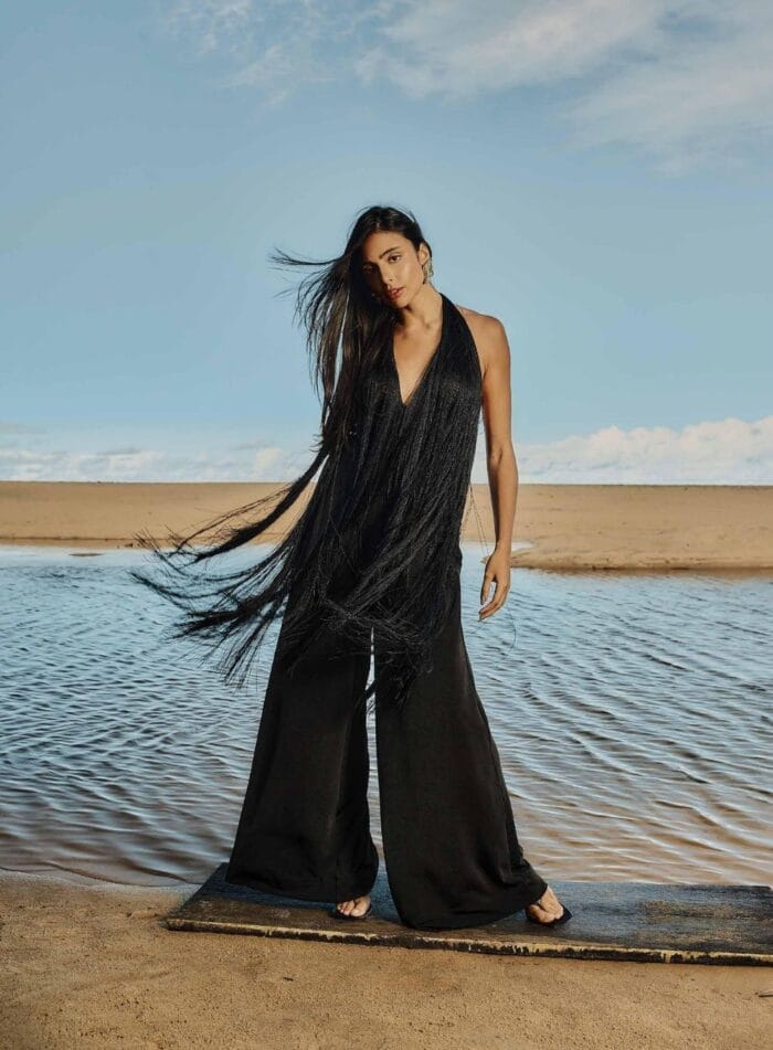 CALCA JERSEY PANTALONA PRETO - Imagem 1