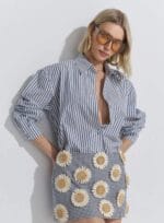 CAMISA TRICOLINE STRIPE MARINHO - Imagem 2