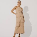 SAIA MIDI TESSA HONEY