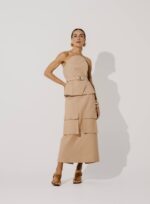 SAIA MIDI TESSA HONEY