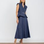 SAIA MIDI CECILIE DENIN