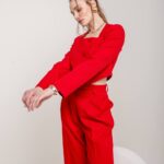 Blazer Jessie Red Velvet