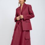 BLAZER CECILIE MERLOT