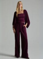 BLUSA BEATRIZ ARM.3 ROXO PROFUNDO