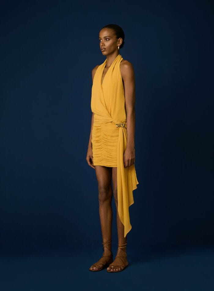 VESTIDO JESS GOLDEN YELLOW - Imagem 1