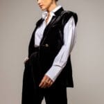 BLAZER SEM MANGA DARJA PRETO