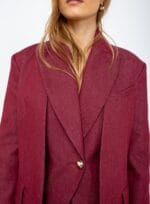 BLAZER CECILIE MERLOT - Imagem 3