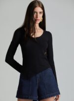 BLUSA LETICIA ARM.3 PRETO