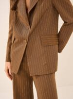 BLAZER RISCA DE GIZ CARAMELO - Imagem 3