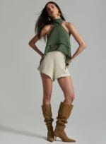 BLUSA MARIANA ARM.3 VERDE MOSS - Imagem 5