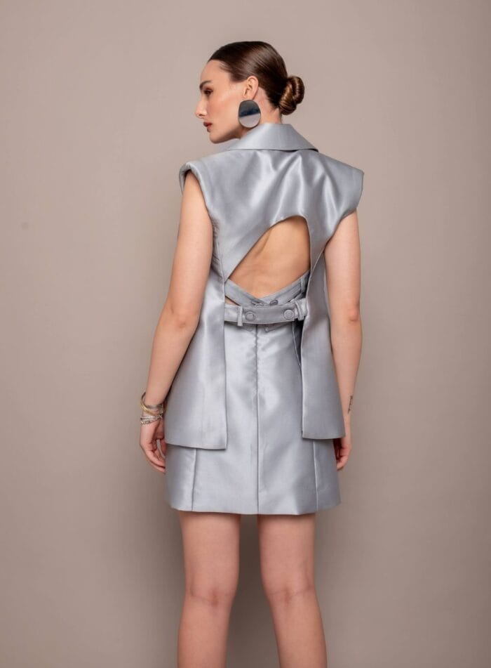 Vestido Vicky - PRATA - Imagem 5