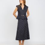 SAIA MIDI CECILIE P&B