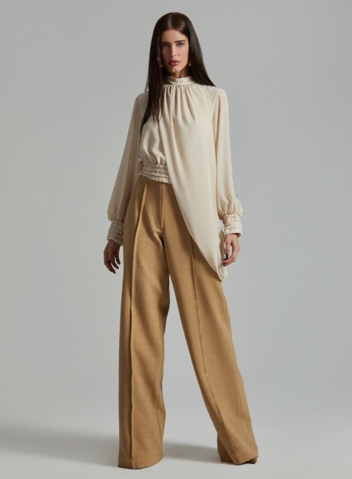 BLUSA CRIS ARM.3 CREME - Imagem 1