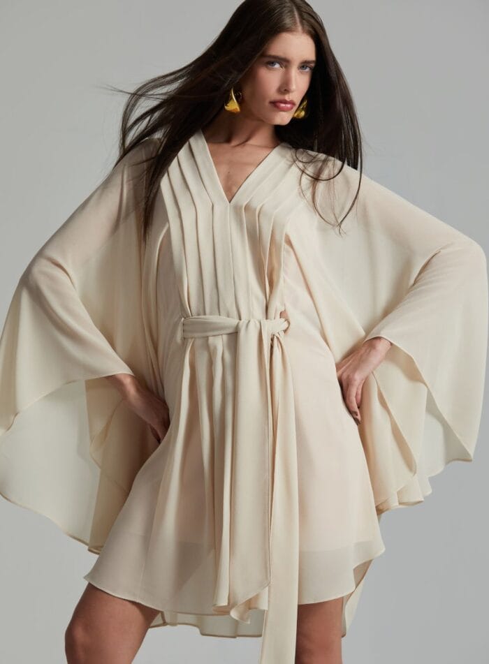 VESTIDO CLARISSE ARM.3 CREME - Imagem 4