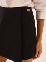 SHORT SAIA CREPE KOHDE PRETO - Imagem 4