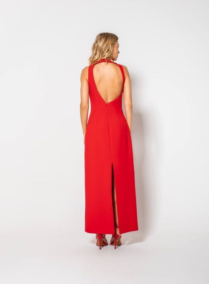 VESTIDO MIDI DAFNE VERMELHO - Imagem 3
