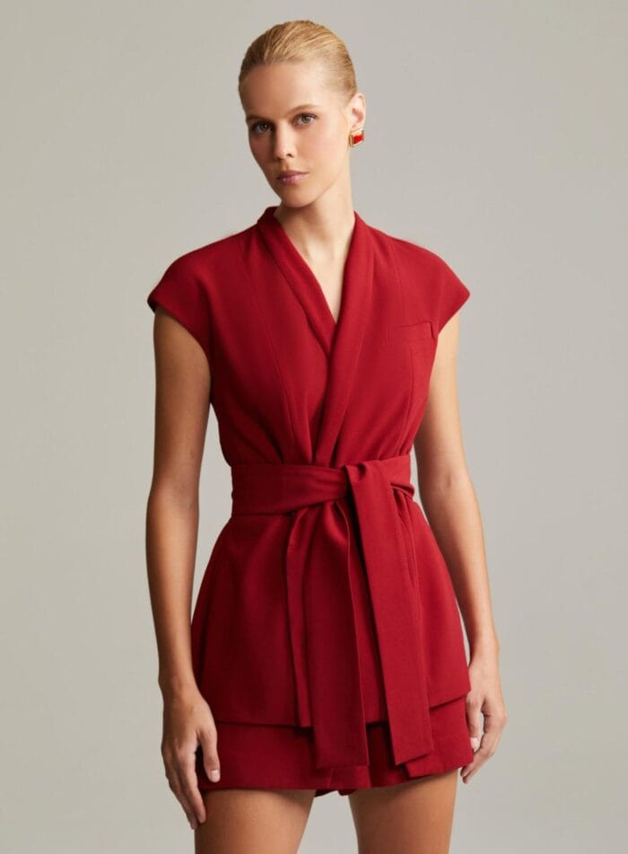 BLAZER JULIANA ARM.2 VINHO - Imagem 1