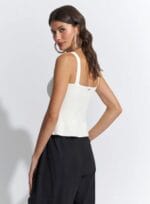 BLUSA BABADO TRICOT OFF WHITE - Imagem 2