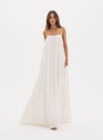 VESTIDO LINHO SANDRA BEGE ITALIAN