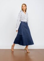 SAIA MIDI CECILIE DENIN - Imagem 2
