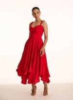 VESTIDO CARINA OH LINDA VERMELHO