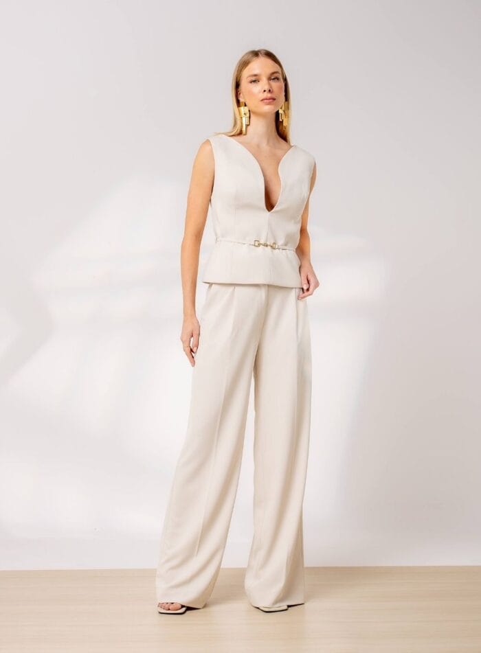 BLUSA CORSELET LUCIE CREAM - Imagem 4