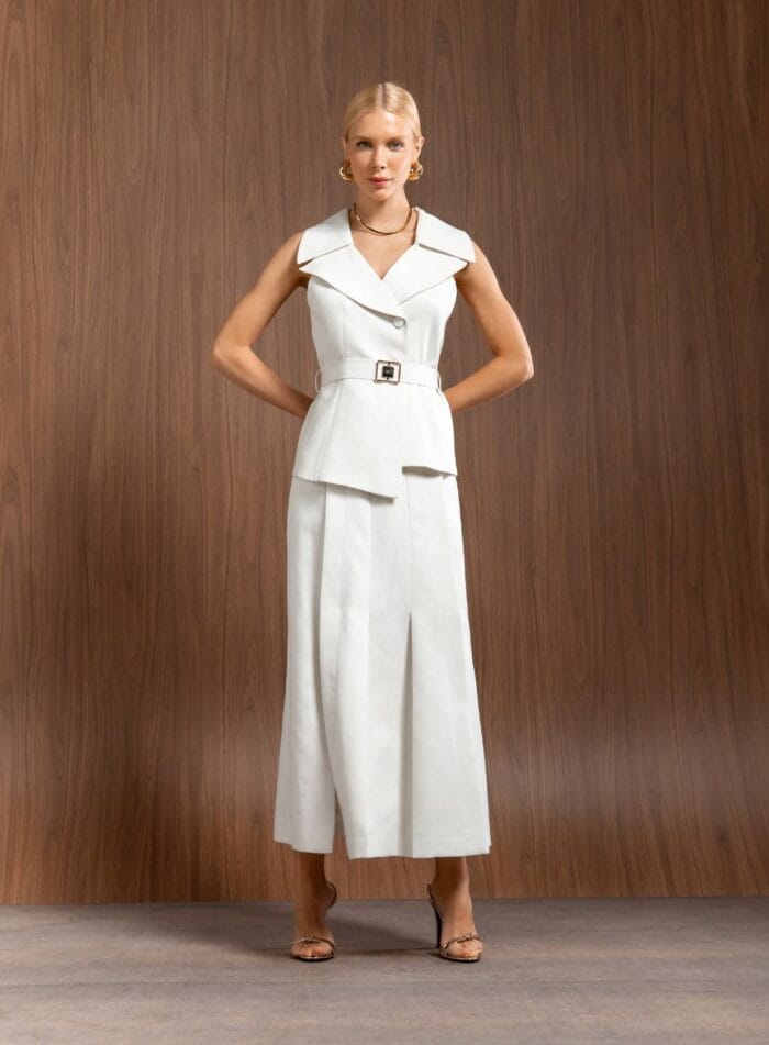 SAIA MIDI ANGELINE OFF WHITE - Imagem 1