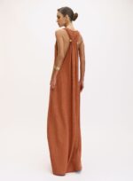 VESTIDO BEATRICE MARROM BOTANIC - Imagem 3