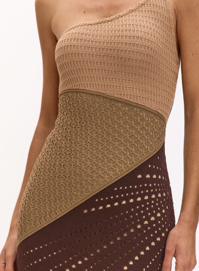 VESTIDO TRICO LAWRIE MARROM ANIS - Imagem 2