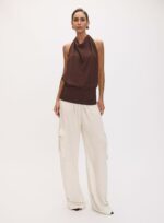 BLUSA TRICO CONNIL MARROM BEATEN BROWN