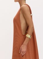 VESTIDO BEATRICE MARROM BOTANIC - Imagem 4