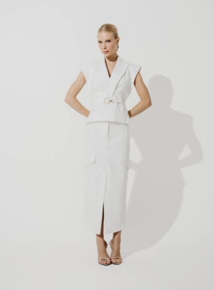 SAIA MIDI ALYSSA OFF WHITE