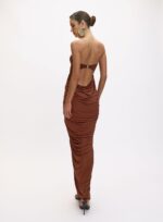 VESTIDO MOOK MARROM BEATEN BROWN - Imagem 2