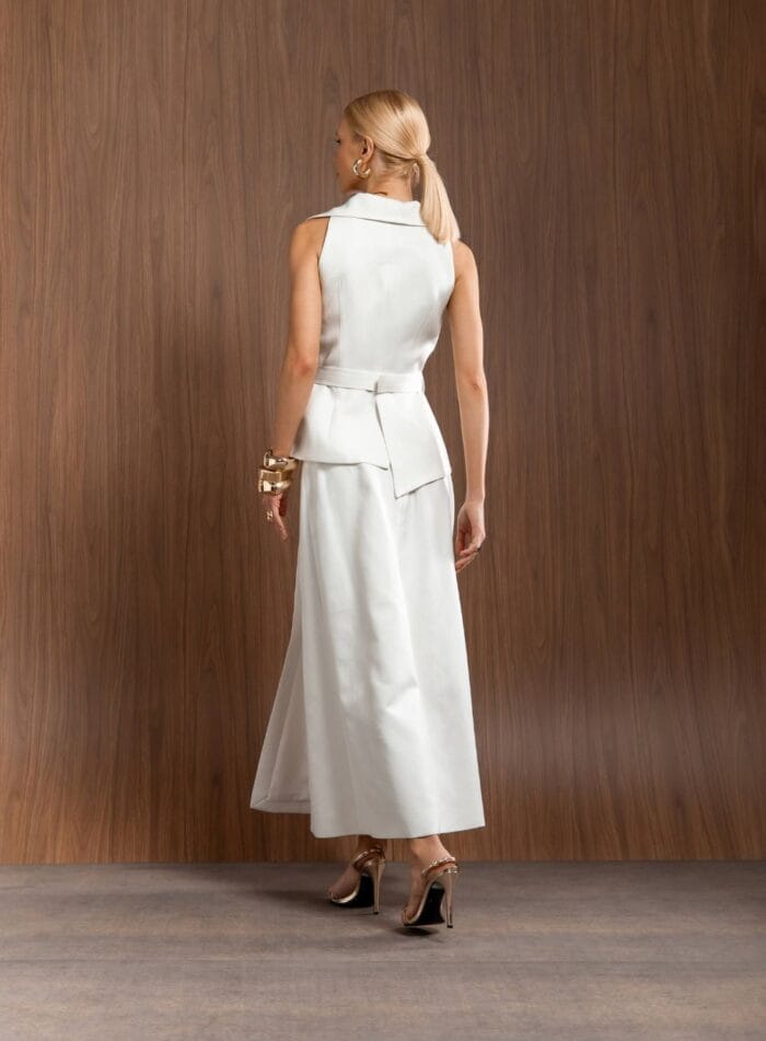 BLAZER SEM MANGA ANGELINE OFF WHITE - Imagem 3